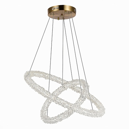 Люстра подвесная ST-Luce Золотистый/Золотистый LED 2*28W 3000 - 6500K SL6110.203.02 - фото