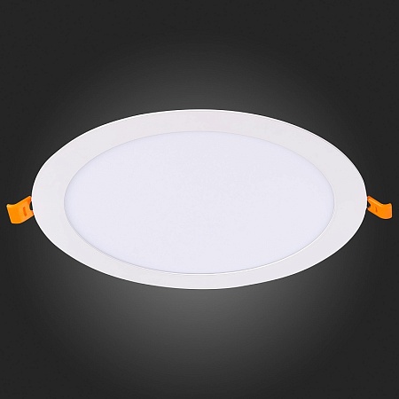 Св-к встр. Белый LED 1*18W 4000K 1 350Lm Ra80 110° IP20 D225xH8 90-265V ST209.548.18 - фото