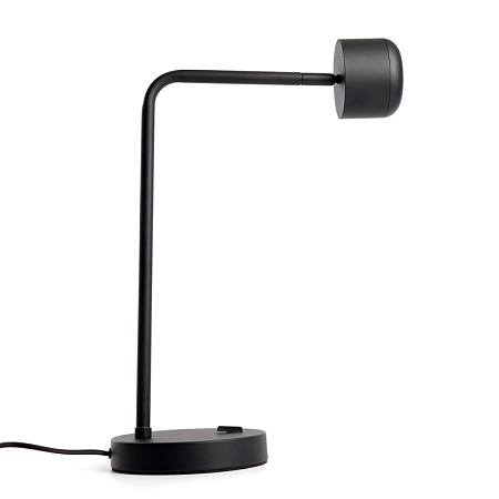 Светильник под лампу настольный Feron DE365 ECHO 12W, 230V, GX53, черный, с  антибликовой сеточкой - фото