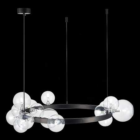 Светильник подвесной ST-Luce Черный/Прозрачный G4 15*5W SL1165.402.15 - фото