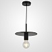 Подвесной Светильник Rh Utilitaire Disk Shade Pendant Black Imperiumloft 123642-22 - фото