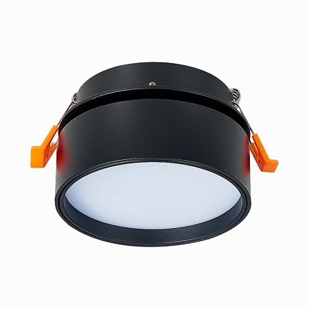 Встраиваемый поворотный светильник Черный LED 1*14W 4000K 1 100Lm Ra>90 120° IP20 D105x ST651.448.14 - фото