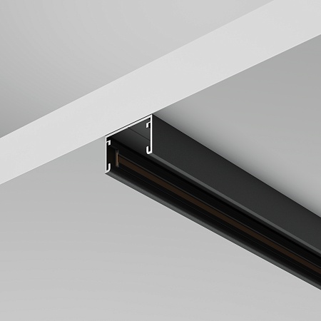 Шинопровод 2м накладной Basity, черный - фото