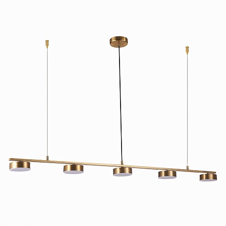 Светильник подвесной ST-Luce Латунь/Латунь LED 5*7W 3000K SL6000.303.05 - фото