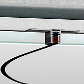 Mini Magnetic Шинопровод под ГКЛ 12,5мм черный Ø1200 85221/00 Elektrostandard