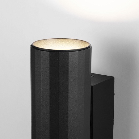 Светильник настенный Ribs MRL 1017 черный Elektrostandard - фото