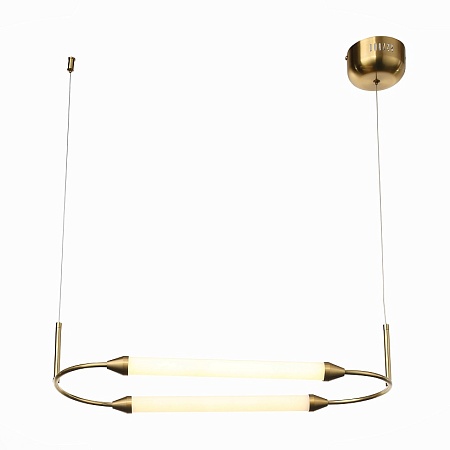 Подвес ST-Luce Латунь/Белый LED 2*10W 3000K SL6004.313.02 - фото