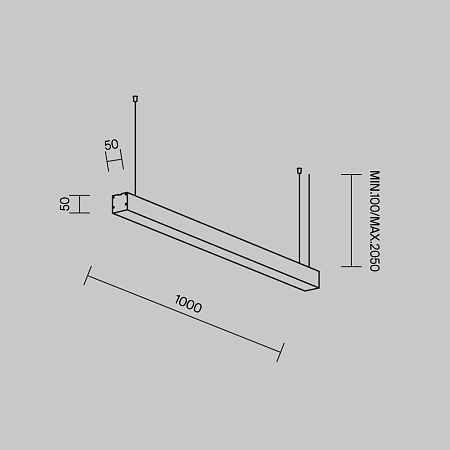Линейный светильник Technical LL312020 - фото