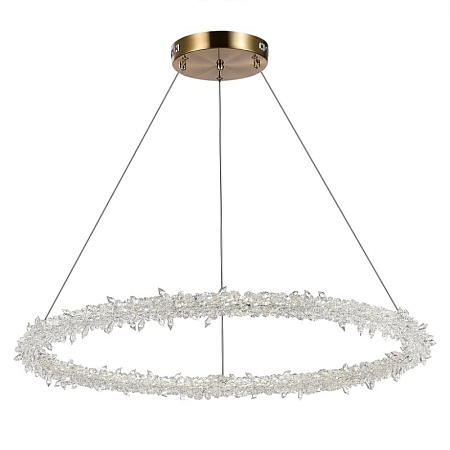 Люстра подвесная ST-Luce Золотистый/Прозрачный LED 1*73W 3000 - 6500K SL6105.213.01 - фото