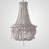 Люстра Rh Anselme White Wood Large Chandelier Imperiumloft 84548-22