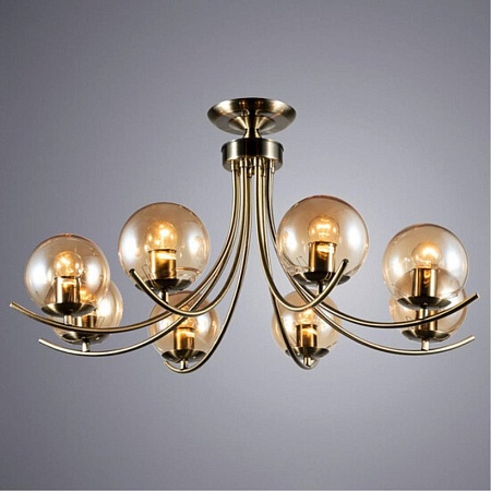 Потолочная люстра Arte Lamp SCARLETT A2715PL-8AB - фото