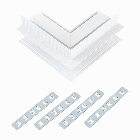 Внешний угол-соединитель для встраиваемого магнитного шинопровода ST-Luce Белый ST007.559.00 - фото