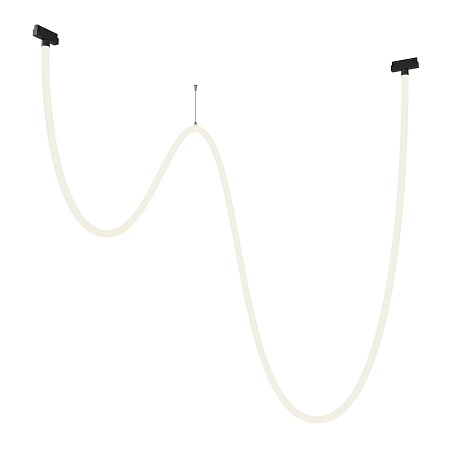 Трековая система Technical подвесная магнитная чёрная 200 TS-D-200-TR101-2-100W4K-B