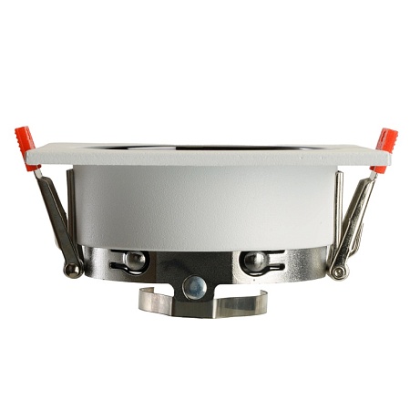 Светильник встраиваемый Feron DL3112 потолочный MR16 G5.3 белый + черный хром - фото