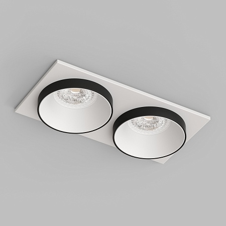 DK2422-BK Встраиваемый светильник, IP 20, 50 Вт, GU10, черный, алюминий - фото