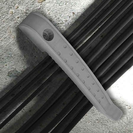 Держатель кабеля для прямого монтажа двусторонний ДКД-2 STEKKER PMHR2G, серый (20шт в упак) - фото