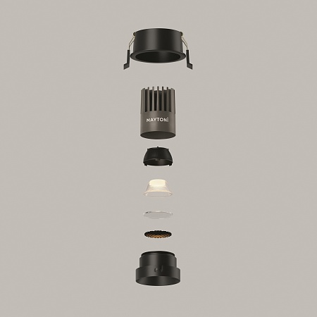 Встраиваемый светильник Technical DL115-10W-2.7K-B - фото