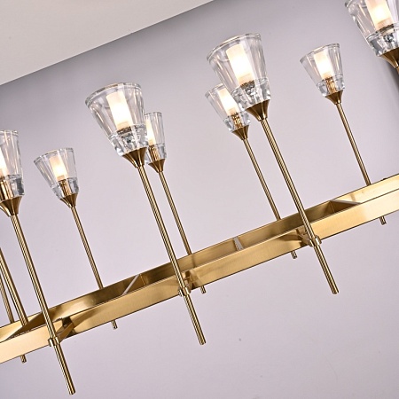 Люстра Torche De Verre Linear Chandelier 12 Imperiumloft 74929-22 - фото