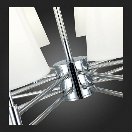 Светильник подвесной Хром/Белый E14 8*40W SLE105403-08 - фото