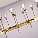 Люстра Torche De Verre Linear Chandelier 12 Imperiumloft 74929-22 - фото