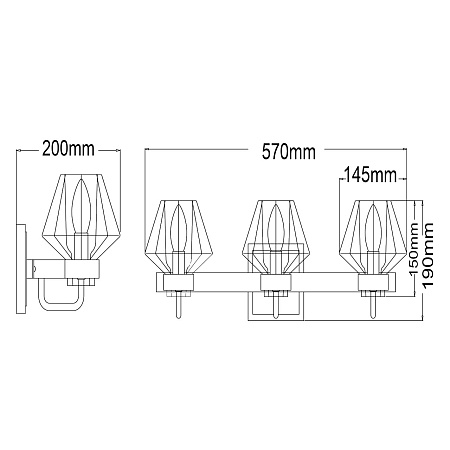 Бра MW-Light Джестер 104022203 - фото