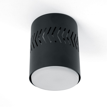 Светильник потолочный Feron HL352 12W, 230V, GX53 и подсветка 1W, 4000K, черный - фото