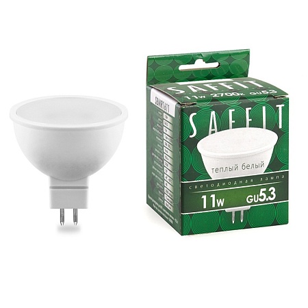 Лампа светодиодная SAFFIT SBMR1611 MR16 GU5.3 11W 230V 2700K - фото
