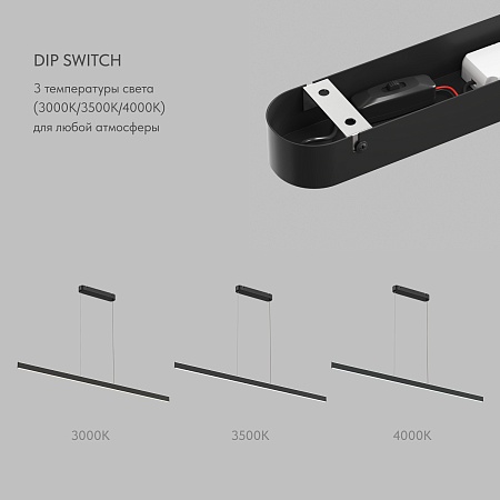 Потолочный подвесной светильник Denkirs DK6733-BK - фото