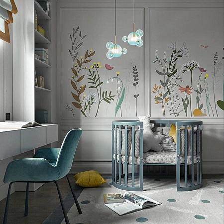 2027-P4 Blue mini Подвесной светильник LOFT IT Bolle - фото