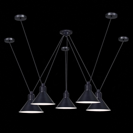 Светильник подвесной ST-Luce Черный/Черный E14 5*60W SL1804.403.05 - фото