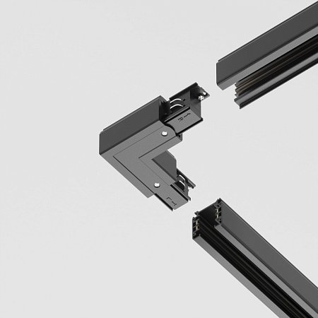 Коннектор угловой внутренний Trinity черный - фото