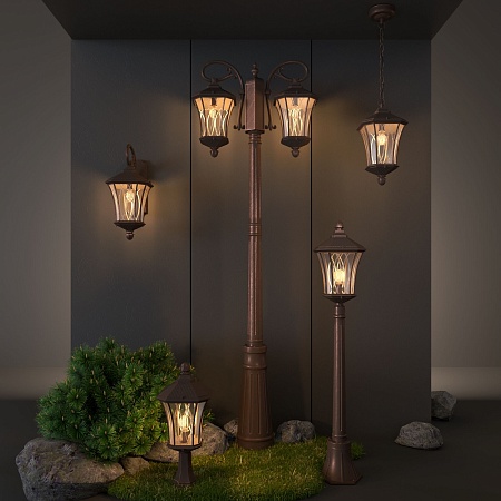 Уличный настенный светильник Virgo D капучино IP44 Virgo D капучино (арт. GLXT-1450D) Elektrostandard - фото