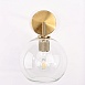 Бра Rh Utilitaire Globe Shade Single Sconce Brass Imperiumloft 123276-22 - фото
