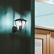 Светильник уличный настенный ST-Luce Черный/Черный, Прозрачный E27 1*40W SL081.411.01 - фото