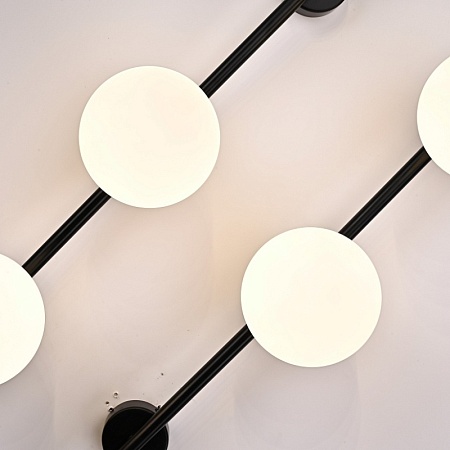 Настенное Бра Hoop Wall H77 Black Imperiumloft 213735-26 - фото