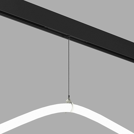 Коннектор для шинопровода черный Full light Slim Magnetic 85102/00 - фото