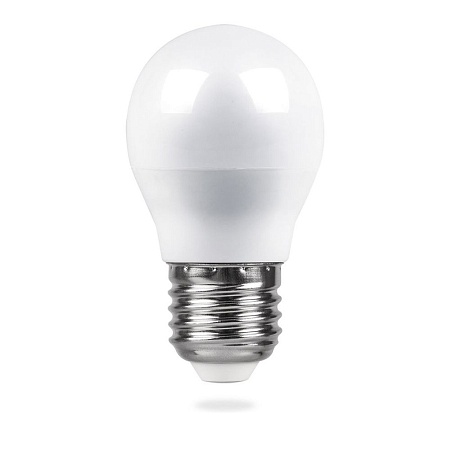 Лампа светодиодная Feron LB-38 Шарик E27 5W 175-265V 2700K - фото