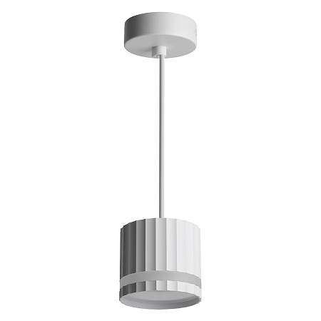 Светильник потолочный Feron Barrel HL3698 OLYMPUS levitation 12W, 230V, GX53, белый, на подвесе 1,7 м - фото
