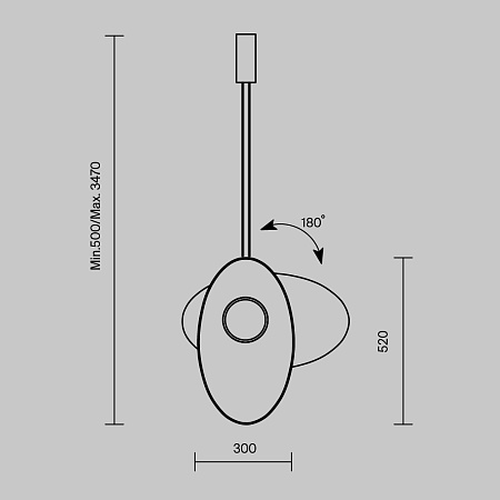 Подвесной светильник Maytoni MOD396PL-L10W3K - фото