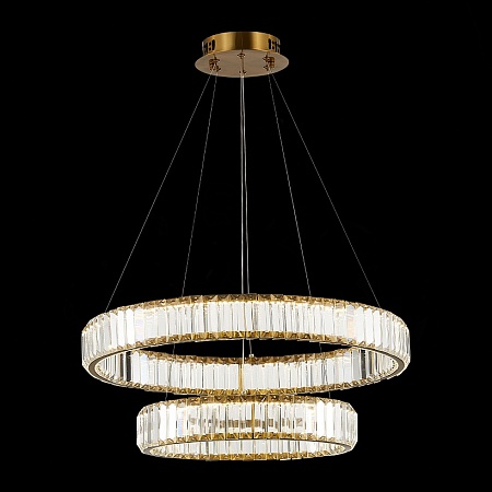 Люстра подвесная ST-Luce Латунь/Прозрачный LED 1*70W 4000K SL1622.303.02 - фото