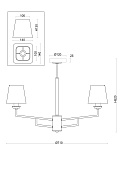 Люстра Freya FR5266PL-05CH