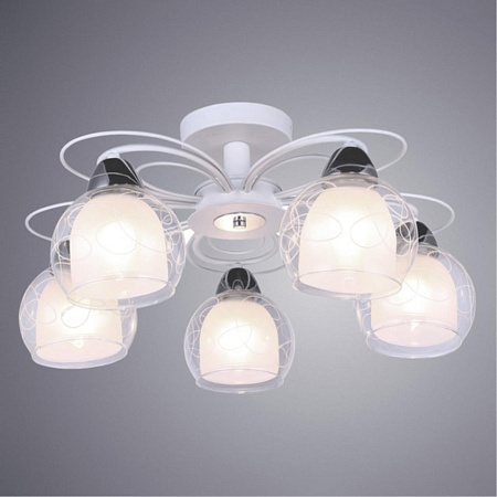 Потолочная люстра ARTE LAMP A7585PL-5WH - фото