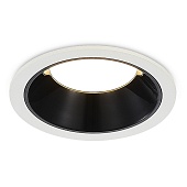 Св-к встр. Черный LED 1*7W 3000K 630Lm Ra80 120° IP20 D85xH45 100-240V ST755.438.07