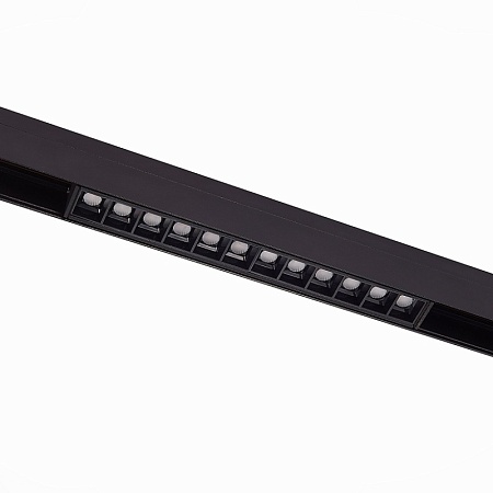 Магнитный трековый светильник Черный LED 1*12W 4000K 1 009Lm Ra>90 36° IP20 L222xW22xH4 ST361.446.12 - фото