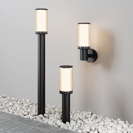 Уличный настенный светильник Outdoor O502WL-01B - фото