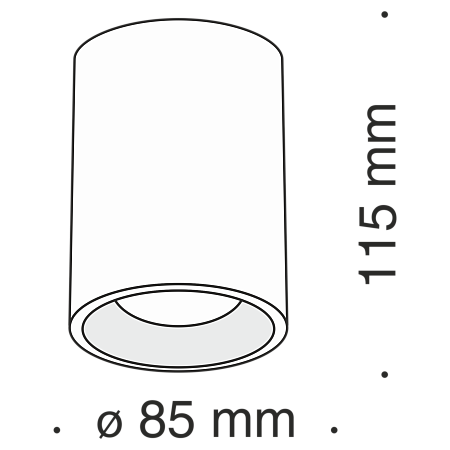 Потолочный светильник Technical Slim C012CL-01B - фото