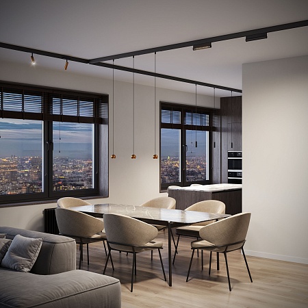 Шинопровод накладной черный 3 м Slim Magnetic 85127/00 Elektrostandard - фото