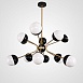 Люстра Agate Burst Chandelier 3 Round Pink D70 Imperiumloft 74967-22 - фото
