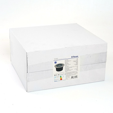 Светодиодный светильник тротуарный (грунтовый) Feron SP2804, 20W, AC/DC12V, низковольтный, 4000K, металлик, IP67 - фото