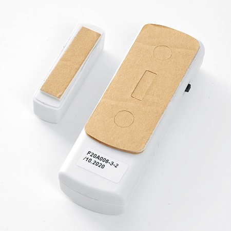 Звонок-сигнализация дверной беспроводной Feron 007-D Электрический 1 мелодия белый с питанием от батареек - фото